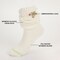 Shrek Embroidered Character Art Flowers Women's Slouch Crew Socks